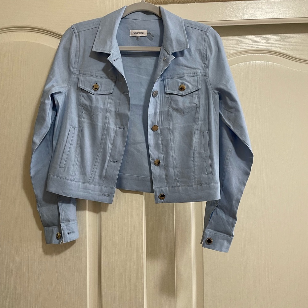 Calvin Klein linen jacket